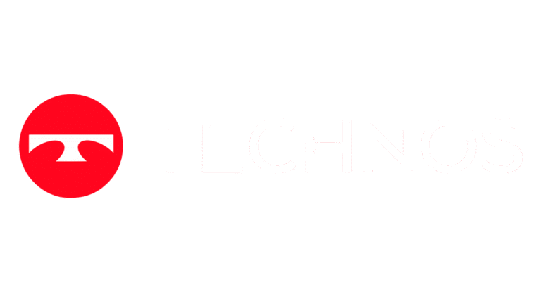 Logo da Technos, cliente da Movie Cia Filmes